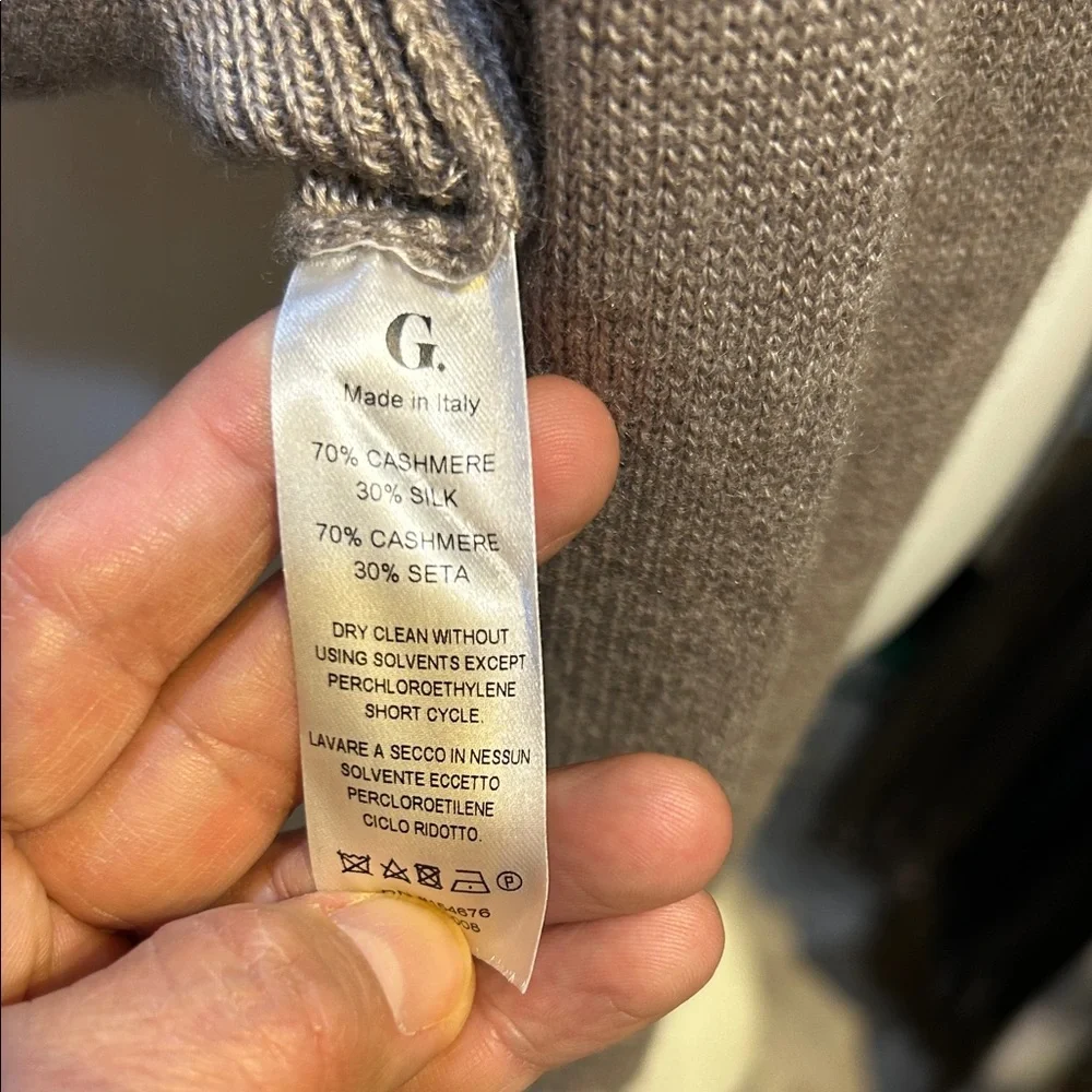 G Elegant Beige Button-Up Cardigan - Picture 9 of 10